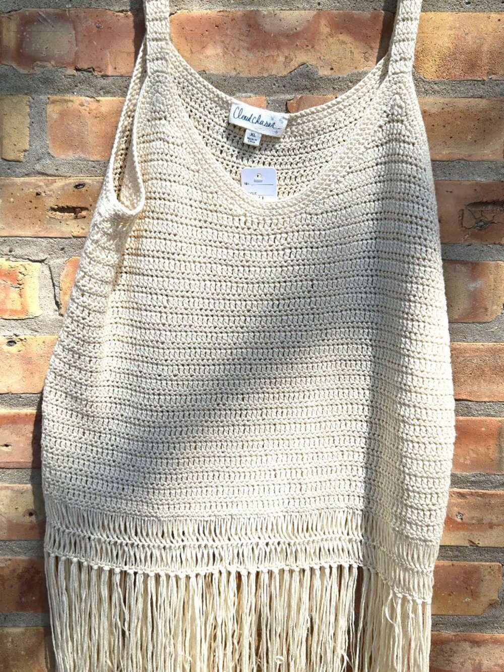 Boho Crochet Fringe Tank Top